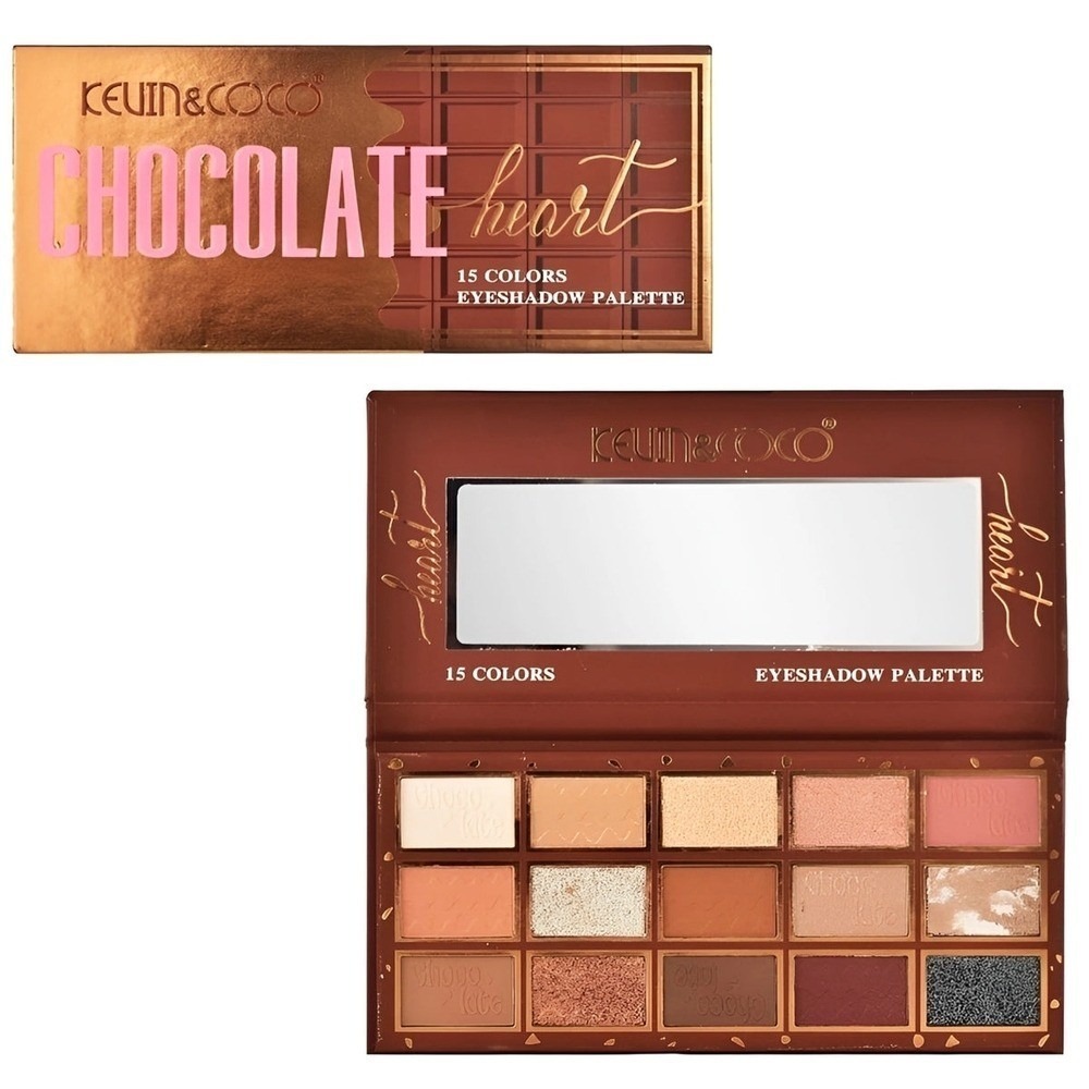 Chocolate Heart Eyeshadow Palette by Kevin & CoCo - Picture 2 of 3